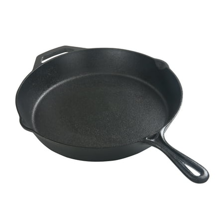 Ozark Trail Pre-seasoned 12" Cast Iron Skillet with Handle and Lips