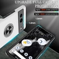 thumbnail image 3 of Pixel 7 Case, Google Pixel 7 Case with HD Screen Protector, Shockproof Google Pixel 7 Phone Case with 360° Magnetic Ring Holder Kickstand Phone Case for Google Pixel 7 Silver, 3 of 8
