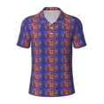 thumbnail image 2 of Daiia Peace And Love Pattern Men’s Polo Shirts,Solid Deck Shirt,Classic Fit, Breathable Cotton Polo for Casual and Sport Wear-X-Large, 2 of 9