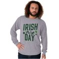 thumbnail image 5 of St Patricks Irish For A Day Clover Long Sleeve TShirt Men Women Brisco Brands S, 5 of 6