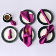 thumbnail image 1 of 6pcs 12"x12" Resuable Napkins Satin Polyester Napkin Handkerchief Cloth Diner Banquet Wedding Party Home Christmas Decorations, 1 of 4