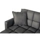thumbnail image 3 of Sala Modular Doble Chaise Makora Travis con Memory Foam Color Oxford Lino Respaldo Reclinable de 3 Posiciones, 3 of 7