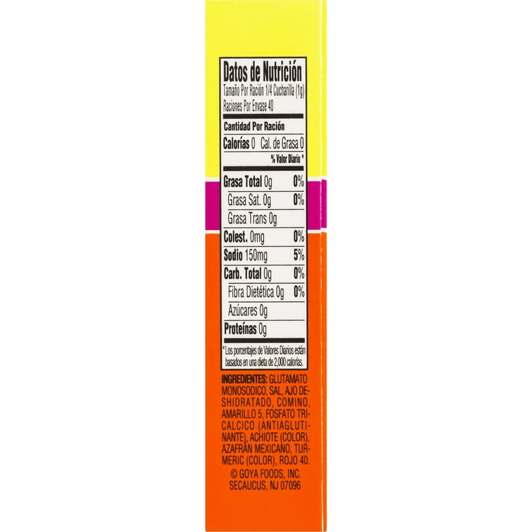 GOYA Sazon Azafran Seasoning 1.41 Oz