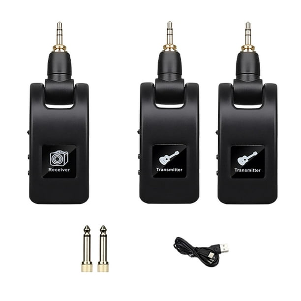 Transmisor y receptor de audio Transmisor y receptor de guitarra para micrófono dinámico 3 piezas