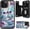 Beautiful Owl, variant on Case for iPhone 16 Case Wallet Case with Card Holder, PU Leather Kickstand Double Magnetic Clasp Shockproof Cover Case for iPhone 16 6.1" 2024, Roses and Sloths