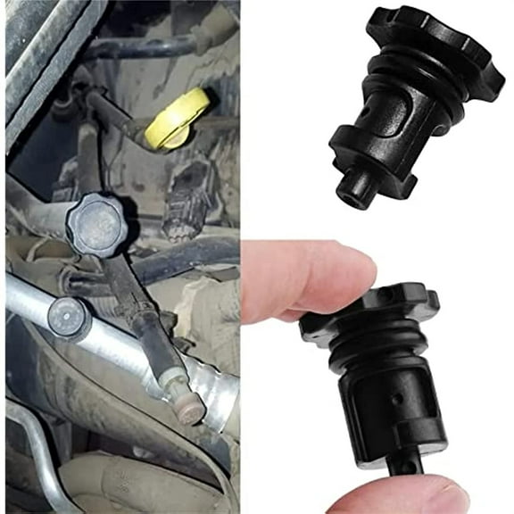 Zyutaosan 2 Pcs Transmission Oil Dipstick Filler Cap For 2005-2020 Chrysler Dodge Jeep Ram