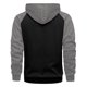 thumbnail image 3 of Men's Winter Hooded Polka Dot Casual Sports Cardigan Sweatshirt Long Sleeves 2XL, 3 of 4