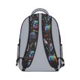 thumbnail image 3 of Colorful Game Controller Pattern Backpack for School,Schoolbag with Adjustable Shoulder Straps & Padded Back,15.3"x11"x6.7", 3 of 6