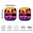 thumbnail image 3 of Binienty Hawaii Palm Tree Car Sun Shade for Windshield Sun Shield for Front Window Blocks UV Rays Easy to Install Foldable 2-Piece Car Sunshades Protector Accessories for Car Truck SUV, 3 of 5