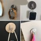 thumbnail image 3 of 4 ganchos adhesivos para toallas de pared, colgador de toallas de baño, soporte para toallas de cocina, Clip (plateado) ER, 3 of 5