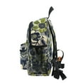 thumbnail image 4 of FORMRS School Backpack with Front Zippered Pocket 12" Student Travel Daypack, Green Floral, 4 of 6