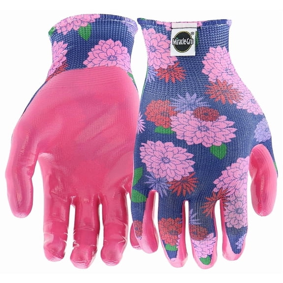 Miracle-Gro MG37126/WML3P Women's Breathable Garden Gloves, Medium/Large
