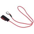 thumbnail image 3 of Elastic String Boating Kayak Paddle Safety Rod Leash with Carabiner for Paddling Black Kayaking, 3 of 7