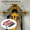 thumbnail image 3 of pitrice Metal Servo Arm Linkage Adjustable Link Rod Car Tie Rods Crawler Toy Truck Kit Upgrade Part Replacement for WLtoys 144010 144001 Red, 3 of 7