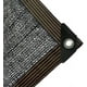thumbnail image 3 of Tela de sombra negra al 70 %, lona de malla duradera con ojales, red de sombra resistente para jardín con borde encintado de 3 m x 10 m, 3 of 4