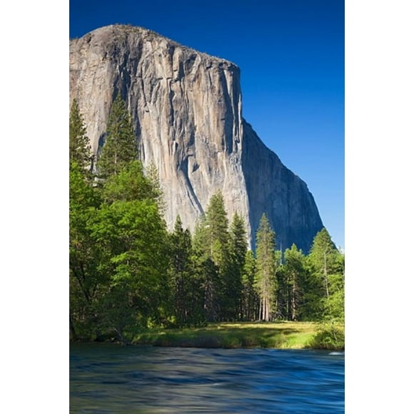 El Capitan and Merced River Yosemite NP, CA Poster Print by Jamie & Judy Wild (23 x 34)