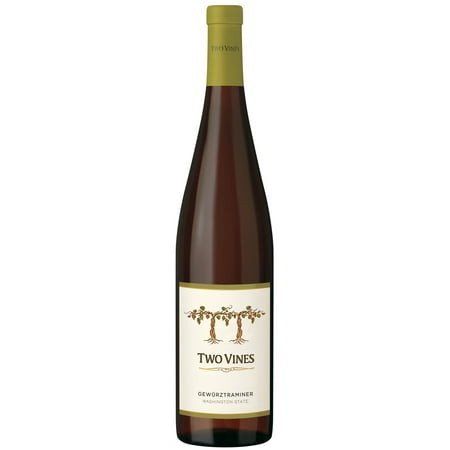 Two Vines Gewürztraminer White Wine, 750 ml, 11.5% ABV