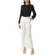 thumbnail image 2 of INSPIRAR CHIC Blusa de Mujer con Cuello Alto, Botones y Mangas Largas con Volantes, Talla S, Color Negro, 2 of 8