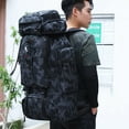 thumbnail image 4 of Advancent al aire libre 80L de nylon de gran capacidad deportiva para acampar Bolsa de almacenamiento de montañismo de Ropa Deportiva, Zapatos Camuflaje de ciudad, 4 of 6