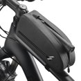 thumbnail image 4 of Soidarity Bolsas de bicicleta Tubo de bicicleta Marco frontal Soporte impermeable Ciclismo Bicicleta de carretera impermeable Bolsas resistentes a Ciclismo negro S Soidarity OD0209-01, 4 of 6