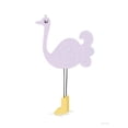 thumbnail image 3 of Lady Louise Designs 12x14 Black Modern Framed Museum Art Print Titled - Ostrich, 3 of 5