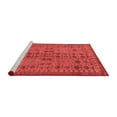 thumbnail image 2 of Ahgly Company Machine Washable Indoor Rectangle Abstract Red Modern Area Rugs, 7' x 10', 2 of 4