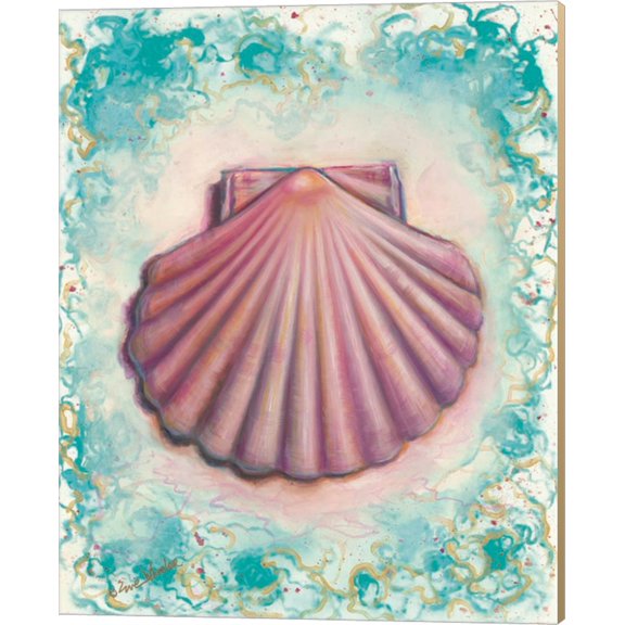 Shell Rosa by Eve Wheeler, Canvas Wall Art, 16W x 20H