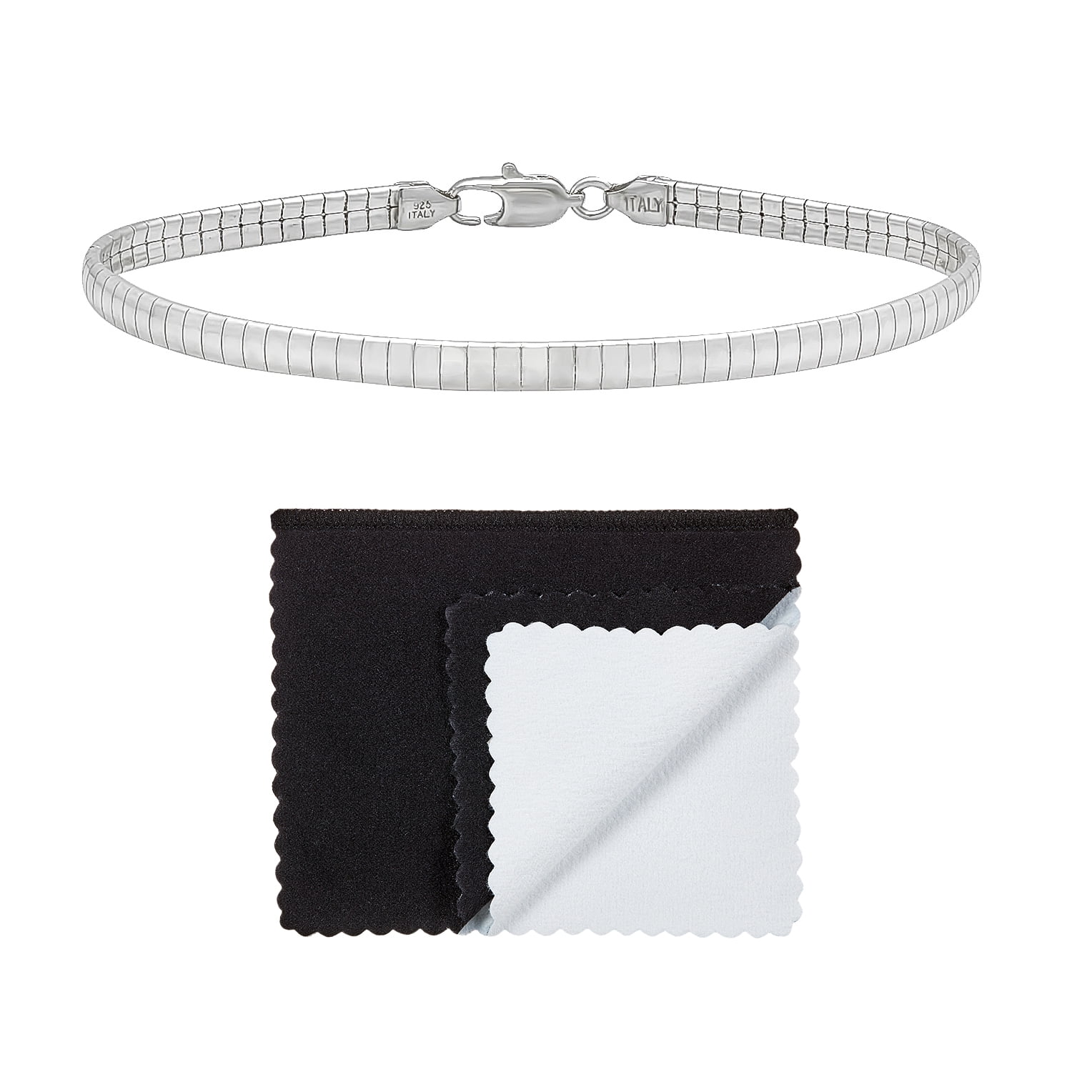 4mm Solid .925 Sterling Silver Flat 