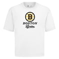 thumbnail image 2 of Men's Levelwear  White Boston Bruins Team Surge Luxe Signature Knit T-Shirt, 2 of 3