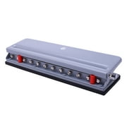 KW-triO Handheld DIY Mushroom 12 Holes Punch Puncher Paper Cutter with Ruler 6 Sheets Punch Capacity A4 / A5 / A7 / B5 for Office Home School Students Supplies