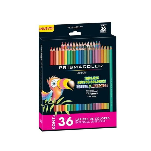 Lápices de Colores Prismacolor Junior Intensos Unipunta 36 Piezas
