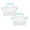 Clear*2, variant on 2 Pcs Plastic Storage Bin with Lid, Plastic Storage With Lid Small Storage Box Stackable Organizer Container For Crafts Jewelry Beads