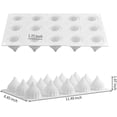 thumbnail image 2 of Molde de silicona para pastel con forma de cuento ruso, molde para hornear postres de mousse de chocolate con fondant, bandeja multifunción 3D para cupcakes, 15 cavidades (cuento ruso Sh, 2 of 4