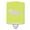Green, variant on Caroline's Treasures BB7877CNL White Arctic Fox Pink Check Ceramic Night Light, 6x4x3", multicolor