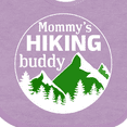 thumbnail image 4 of Inktastic Mommy's Hiking Buddy with Mountains and Trees Boys or Girls Baby Bib, 4 of 4