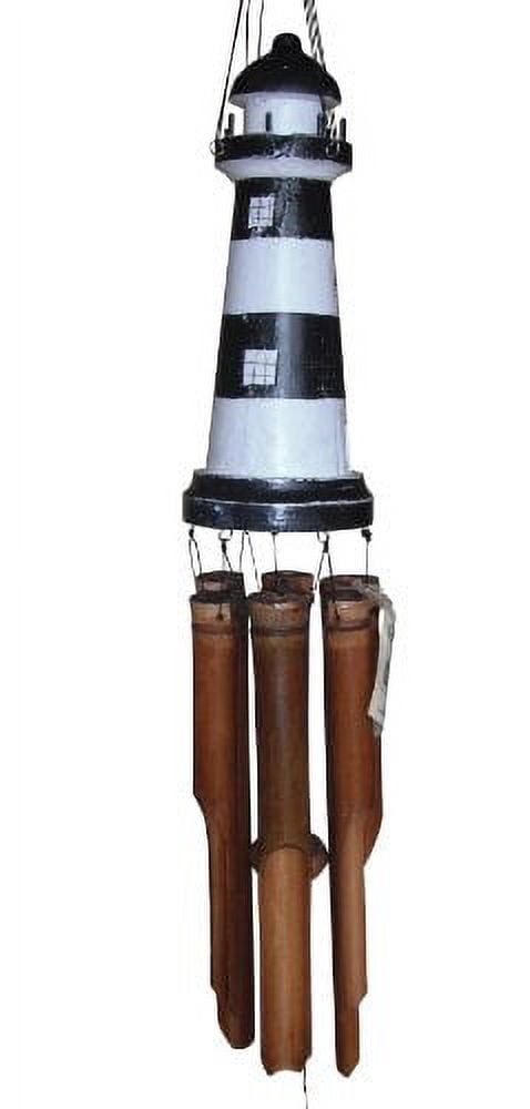 Cohasset 151 12-Inch Carved Lighthouse Wind Chime