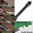 thumbnail image 4 of Outil de Retrait de Mastic en Silicone, Outils de Redressage de Mastic en Silicone, Kit d'Outils d'Étanchéité Raclette de Lissage de Joints Raclette de Mastic Finition Ap, 4 of 5