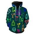 thumbnail image 1 of Sudadera con capucha y cremallera para hombre, con barra luminosa, manga larga, estilo urbano, para adolescentes, divertida, con estampado 3D, unisex, para primavera, 1 of 6