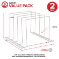 thumbnail image 2 of Estante organizador de bandejas para hornear Stock Your Home White (paquete de 2), 2 of 6
