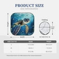 thumbnail image 7 of Lsque Watercolor Turtle 2 PCS Windshield Sun Shade | CarFoldable Window Covers | Car Accessories Reflect UV for Universal Cars SUV Truck | Small, 7 of 7