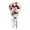 Color:Rouge, variant on Artificial Flower Bouquet Diamond Button Waterfall Simulation Fake Flowers