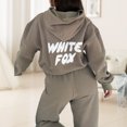 thumbnail image 4 of Hombres Mujeres Sudadera con capucha Casual Primavera Invierno Jogger Deportes Traje Carta Impresión, 4 of 8