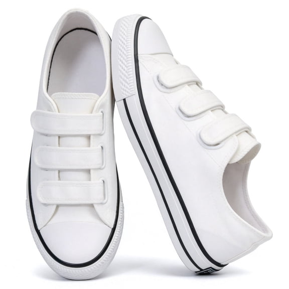 CHICVOMEY Comfort Platform Sneakers for Women Fashion Sneakers Non-Slip Casual Slip On Walking Shoes with Velcro Straps