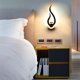 thumbnail image 2 of Caja de pared LED JAMW en forma de llama negra 30 * 16 cm, 2 of 5