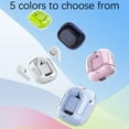 thumbnail image 3 of Wovilon In-Ear Bluetooth Earbuds With Transparent Charging Case Large Battery Touch Support Bt Earphone Led Battery Display Active Noise Reduction Earphone For Music, Game Low Latency Earphone, 3 of 5