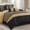 Black Gold, variant on Lanco Black Gold Comforter Set Queen Size, 7 Piece, Jacquard Home Decor, Matcking Bed Skirt, Pillows & Shams, All Season Bedding Set