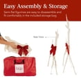 thumbnail image 4 of Set Christmas Deer Family Best Choice Products de 4 pies con 175 LED, 4 of 7