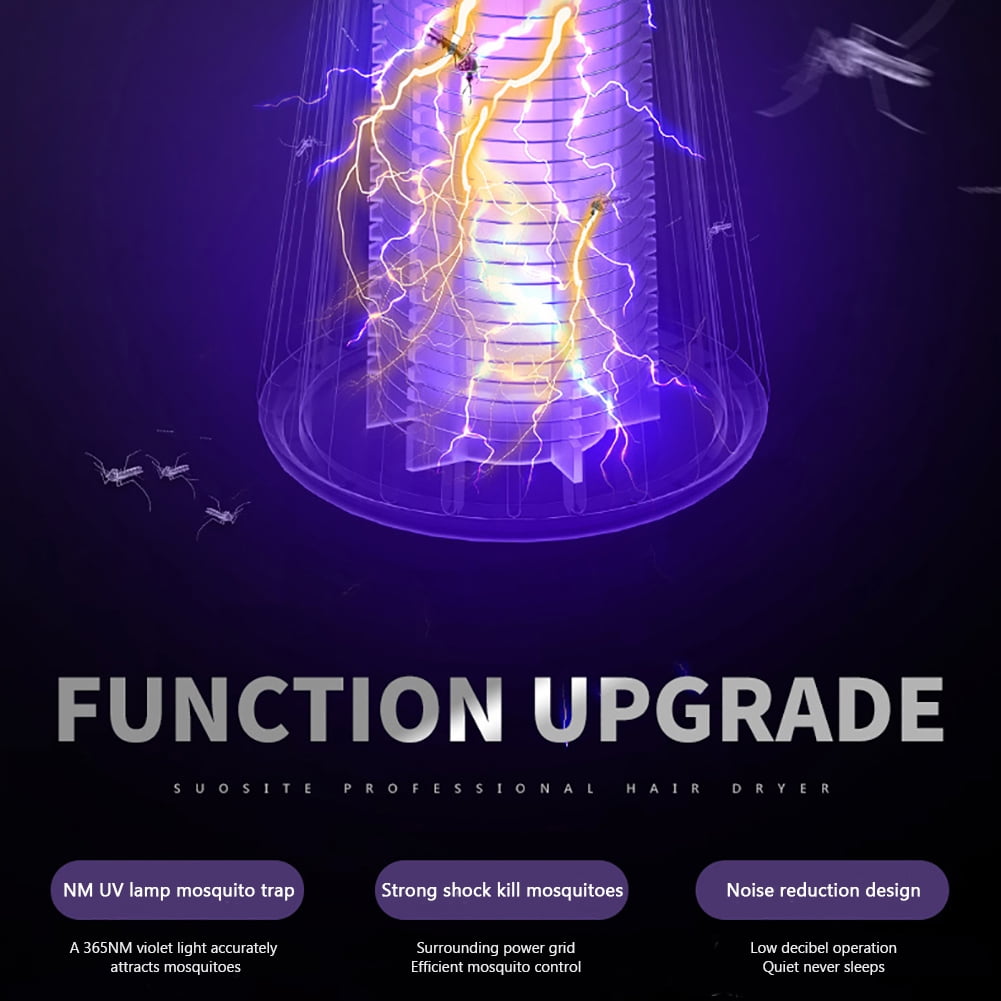 Bug Zapper, Mosquito KillerLamp, USB Rechargeable Electric Fly Lamp for Home