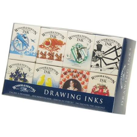 UPC: 5012572402484 | Winsor & Newton Drawing Ink Set  Henry Collection  8-Color