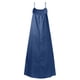 thumbnail image 5 of Tirantes de moda para mujer Vestido de tubo de mezclilla suelto sexy Falda larga dividida Pompotops  qyievc872, 5 of 6